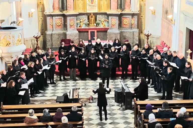 Záznam z koncertu duchovní hudby